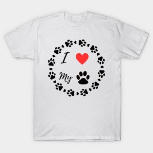 I love my dog T-Shirt